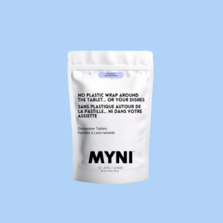 Myni Dishwasher Detergent Tabs – 32 Tablets | Zero-Waste, Powerful Clean