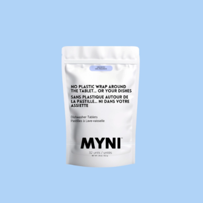 Myni Dishwasher Detergent Tabs – 32 Tablets | Zero-Waste, Powerful Clean