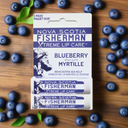 Nova Scotia Fisherman Lip Balm – Blueberry 2-Pack - Image 3