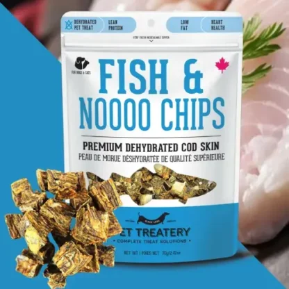 The Granville Island Pet Treatery Cod Skin Dehydrated Pet Treats - Image 4