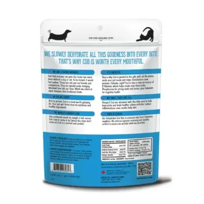 The Granville Island Pet Treatery Cod Skin Dehydrated Pet Treats - Image 2