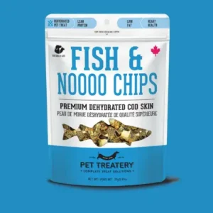 Cod Skin Dehydrated Pet Treats: High-Protein & Low-Calorie