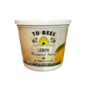 Tu-Bees Gourmet Honey Tub – Lemon (375g)