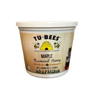 Tu-Bees Gourmet Honey Tub – Maple (375g)