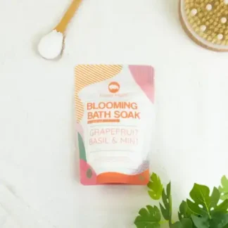 Grapefruit Basil & Mint - Blooming Bath Soak (200g)