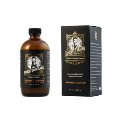 Educated Beards Bergamot & Grapefruit Beard & Body Wash (250ml) - Image 2