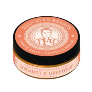 Educated Beards Shave Soap – Bergamot & Grapefruit
