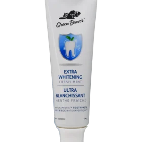 Green Beaver Naturapeutic Extra-Whitening Toothpaste – Fresh Mint (75 mL)