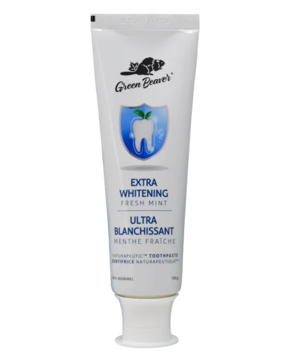 Green Beaver Naturapeutic Extra-Whitening Toothpaste – Fresh Mint (75 mL)