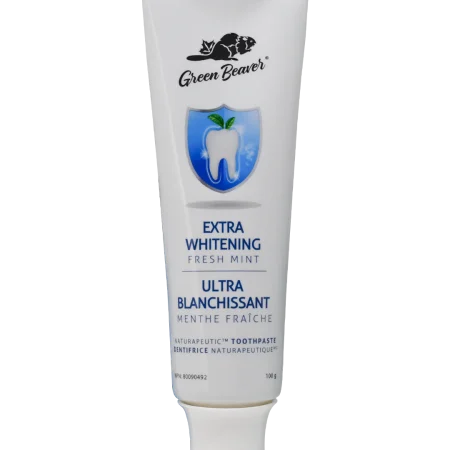 Green Beaver Naturapeutic Extra-Whitening Toothpaste – Fresh Mint (75 mL)