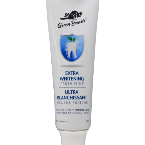Green Beaver Naturapeutic Extra-Whitening Toothpaste – Fresh Mint (75 mL)
