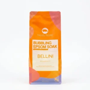 Happy Hippo Bath Co Bellini Bubbling Epsom Soak bag