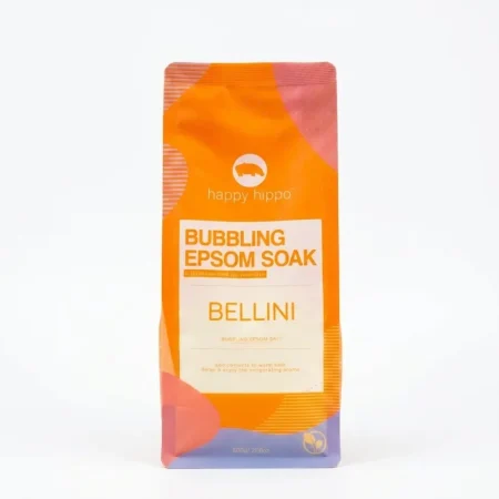 Happy Hippo Bath Co Bellini Bubbling Epsom Soak bag