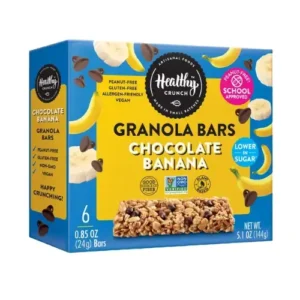 Chocolate Banana Granola Bars