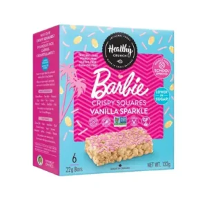 Barbie Vanilla Sparkle Crispy Squares