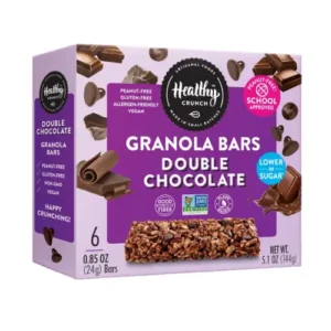 Healthy Crunch Double Chocolate Granola Bars