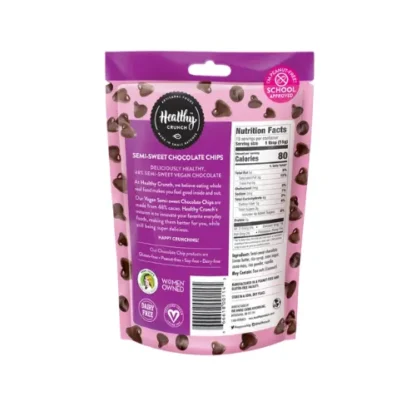 Healthy Crunch Vegan Semi-Sweet Chocolate Chips - Image 2