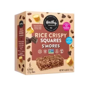 Healthy Crunch S'mores Crispy Squares