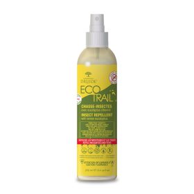 Flacon de répulsif anti-insectes Druide Citron Eucalyptus sur fond blanc uni