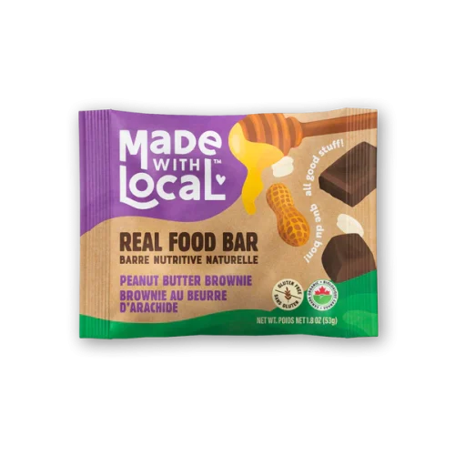 Made with Local – Peanut Butter Brownie Bar