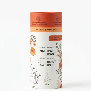 TANIT Natural Solid Deodorant Peach Coriander tube