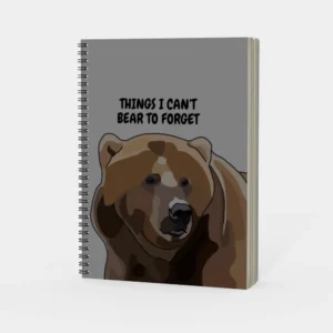 Things I Can't Bear to Forget Spiral Notebook