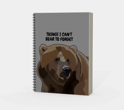 Things I Can't Bear to Forget Spiral Notebook