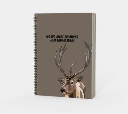 No Ifs, Ands or Bucks Spiral Notebook
