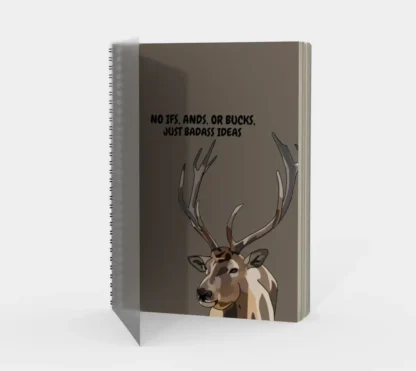 No Ifs, Ands or Bucks Spiral Notebook - Image 3