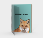 Things I Give a Fox About Spiral Notebook - Image 3