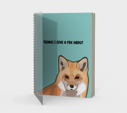 Things I Give a Fox About Spiral Notebook - Image 3