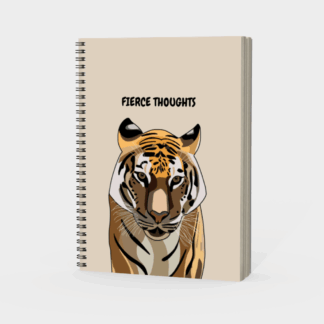 Fierce Thoughts Spiral Notebook