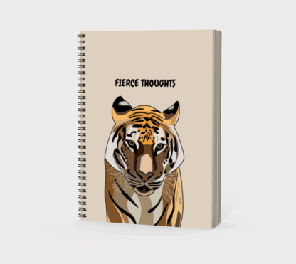 Fierce Thoughts Spiral Notebook