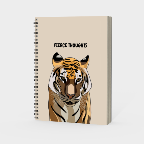 Fierce Thoughts Spiral Notebook