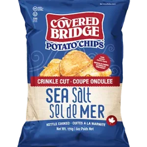 Covered Bridge Sea Salt Crinkle Cut Chips
