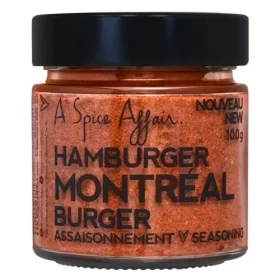 A Spice Affair Montreal Burger Seasoning jar