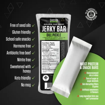 Carzan Local Meats Dill Pickle Jerky Bars - Image 2