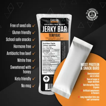 Carzan Local Meats Teriyaki Jerky Bars - Image 2