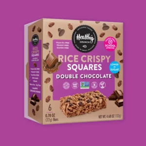 Healthy Crunch Double Chocolate Crispy Squares