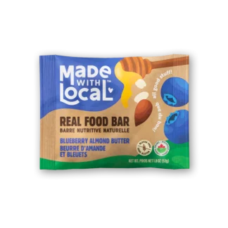 Made with Local – Blueberry Almond Butter Bar