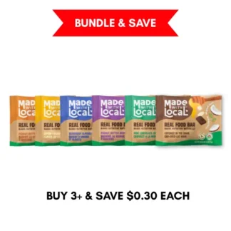 Bundle & Save – Made with Local Real Food Bars (3 Bars or More)