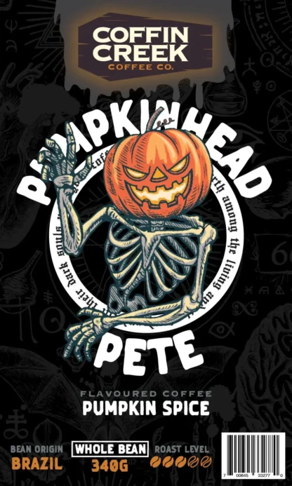 Coffin Creek Coffee Pumpkinhead Pete (Pumpkin Spice Flavor) - Drip Grind