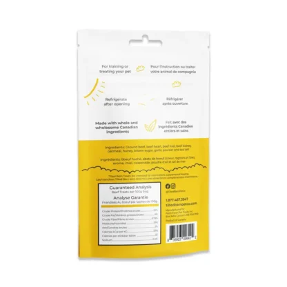 Tilted Barn Pet Co. – Canadian Beef Treats for Dogs (100g) - Image 2