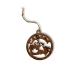 Foxwood Gifts Canada – Canada Christmas Tree Ornament (Walnut Wood)