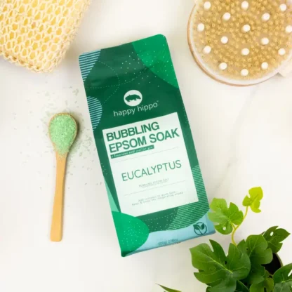 Happy Hippo – Eucalyptus Cold Buster - Bubbling Epsom Soak (600g)