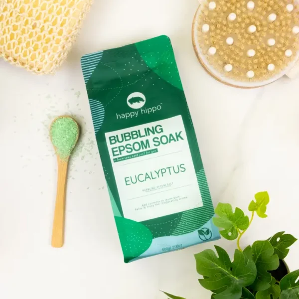 Happy Hippo – Eucalyptus Cold Buster - Bubbling Epsom Soak (600g)