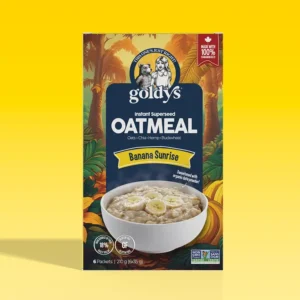 Goldy’s Banana Sunrise Instant Oatmeal
