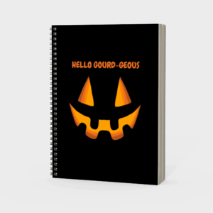 Hello Gourd-geous – Halloween Spiral Notebook