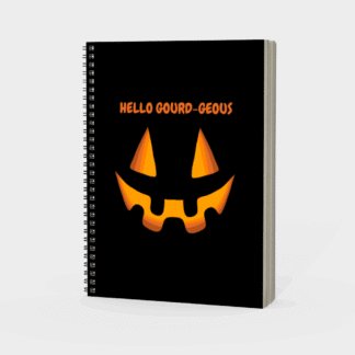 Hello Gourd-geous – Halloween Spiral Notebook