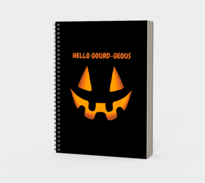 Hello Gourd-geous – Halloween Spiral Notebook